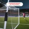 LalaKoo Full Size Soccer Goal Net Replacement 24x8 FT Soccer Goal Net [4mm Nylon, 4.7" Hexagonal] Goal Post Netting Hexagon Full Size Training Nets White (1PC Standard 24' W x 8' H x 3' D x 8' B) view 2