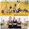 Abeillo Volleyball Arm Sleeves Passing Hitting Forearm Sleeves with Protection Foam Pads and Thumb Hole,Padded Volleyball Sleeves for Youth Girls 1 Pair White view 3