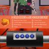 Giantex Foldable Basketball Arcade Game, 8 Game Options, Electronic Double Shot 2 Player w/ 4 Balls and LED Scoring System, Indoor Basketball Game for Kids, Adults, Black & Silver view 4