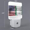 Qauirfe Us Nigeria America Flag Night Light Set of 2 Home Decor view 2