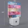Qauirfe Transgender Galaxy Pride Flag Oil Painted Night Light Set of 2 Home Decor view 2