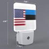 Qauirfe Us Estonia America Flag Night Light Set of 2 Home Decor view 2