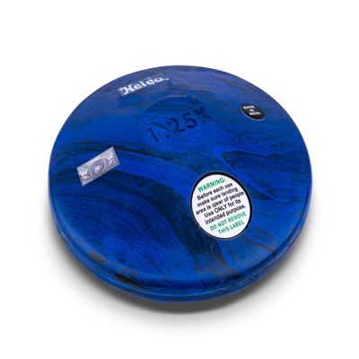 HAEST Nelco Rubber Discus Blue Fusion 1.25 kg | Rubber Discus for Training 180 mm Diameter | Challenging Training Regimen | Training Advancement