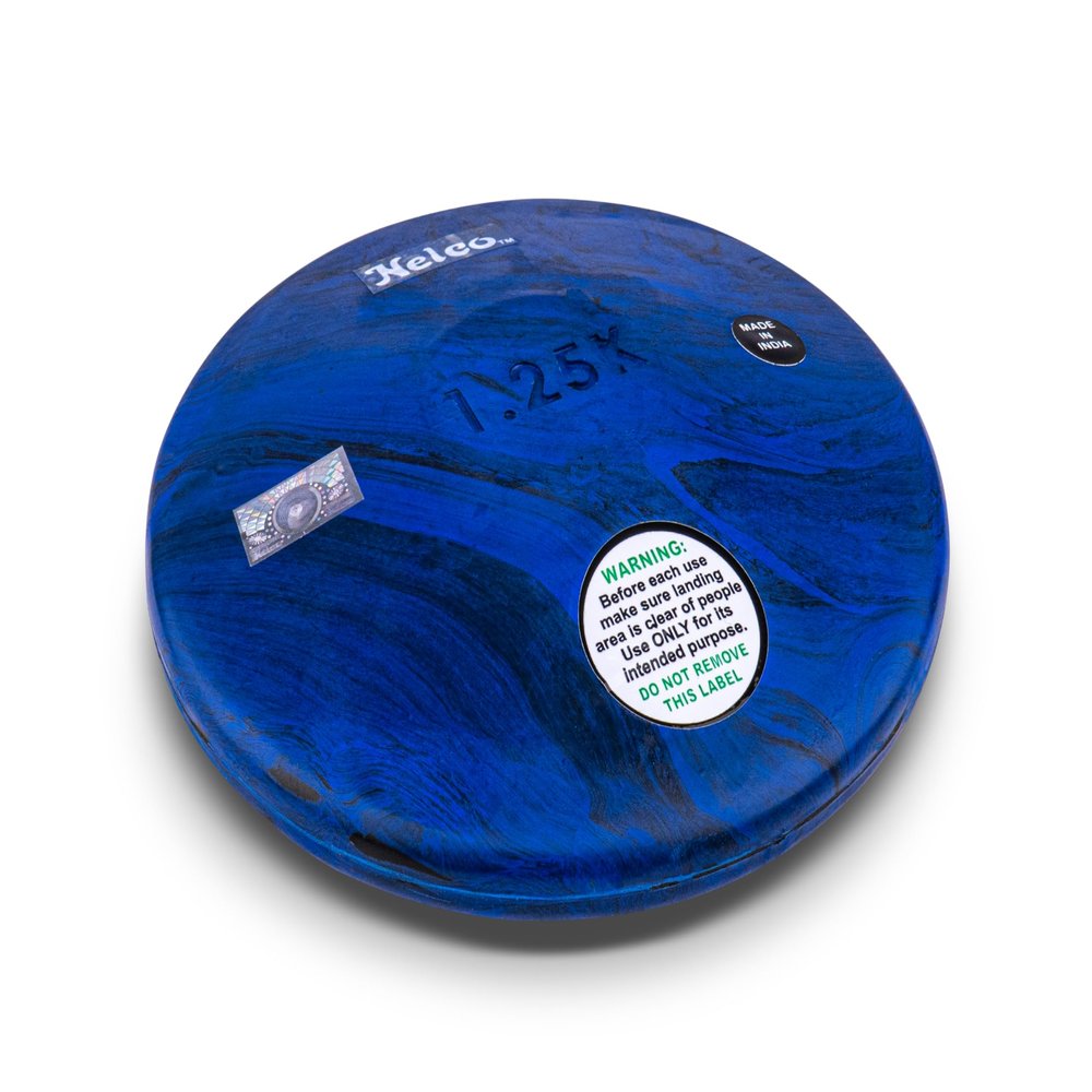 HAEST Nelco Rubber Discus Blue Fusion 1.25 kg | Rubber Discus for Training 180 mm Diameter | Challenging Training Regimen | Training Advancement