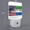 Qauirfe Us Sierra Leone America Flag Night Light Set of 2 Home Decor view 2