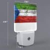 Qauirfe Flag of Equatorial Guinea Night Light Set of 2 Home Decor view 2
