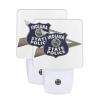 Qauirfe Peru Indiana State Police Night Light Set of 2 Home Decor