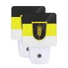 Qauirfe Flag of Volga Germans Oil Painted Night Light Set of 2 Home Decor view 1