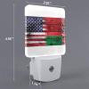 Qauirfe Us Belarus America Flag Night Light Set of 2 Home Decor view 2