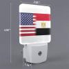 Qauirfe Us Egypt America Flag Night Light Set of 2 Home Decor view 2