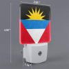 Qauirfe Flag of Antigua and Barbuda Oil Painted Night Light Set of 2 Home Decor view 2