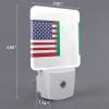 Qauirfe Us Nigeria America Flag Night Light Set of 2 Home Decor view 2