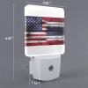 Qauirfe Us Thailand America Flag Night Light Set of 2 Home Decor view 2
