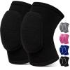 RYBTB Volleyball Knee Pads,Knee Pads for Women,Men,Kids,Girls,Knee Brace for Basketball Volleyball Football Dance Yoga Tennis Running Cycling Workout Climbing (Black, Medium) view 1