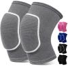 RYBTB Volleyball Knee Pads,Knee Pads for Women,Men,Kids,Girls,Knee Brace for Basketball Volleyball Football Dance Yoga Tennis Running Cycling Workout Climbing (Gray, Medium) view 1