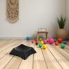 Black Ball Stand Display Stand,Exercise Ball Chair Stand Base,Sport Ball Display Rack,Soccer Ball Display Stand Holder,Stability Stand for Basketball VolleyballMemorabilia Display and Storage view 4