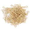300PCS Carp Fishing Wire Eyes Sinker Steel Alloy Screw Leads MouldTackle Accessory, 2 Available, Suitable for Freshwater and Saltwater Fishing (S) view 3