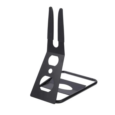 Milisten Portable Metal Bike Parking Rack Stand for Mountain Bikes Lightweight Sturdy and Display Stand for Cycling Repair and Storage Black