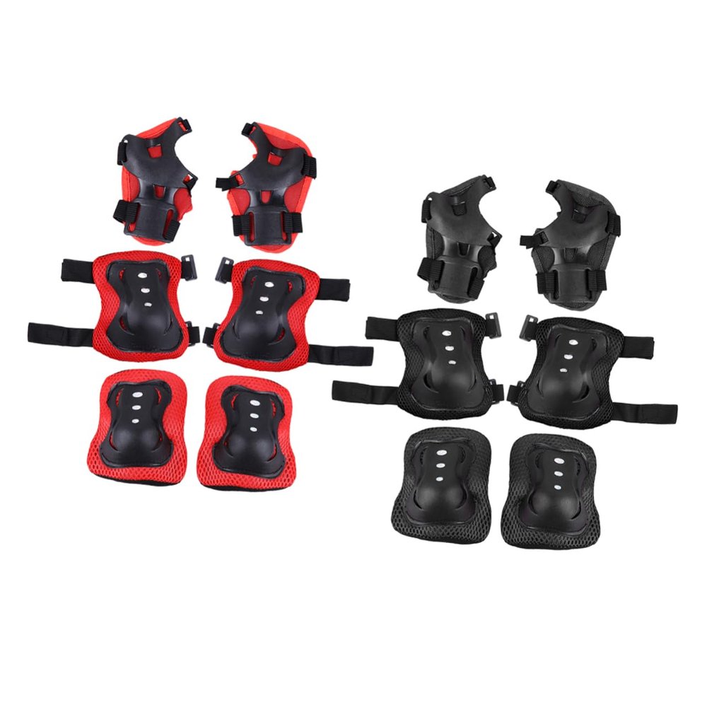 BESPORTBLE Cycling Accessory Kit 6pcs Elbow Knee Pads Set Protective Gear for Boys and Girls Adults