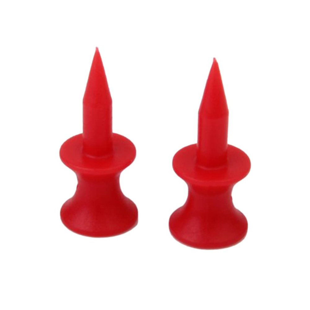 Milisten 30mm Golf Tees Set of 99 Double Deck Abs Plastic Tees Unbreakable Funny Design for Golf Lovers