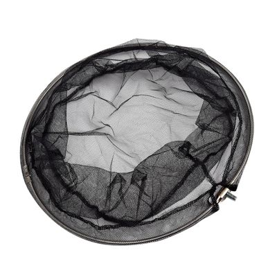 BESPORTBLE Stainless Steel Fishing Net Head Folding Nylon Dense Hole Design for Boat and River Fishing Fits Screw and