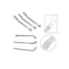 Milisten 6pcs Bike Tire Lever Steel Curved Tyre Lever Tire Wrench for Bike Repair Endurance Tool view 2