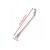Milisten 6pcs Bike Tire Lever Steel Curved Tyre Lever Tire Wrench for Bike Repair Endurance Tool view 4