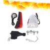 BESPORTBLE Headlight Rear Light Sets Acessories Bicycle Generator Charging Safe Night Light for Bikers view 4