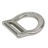 METOOLS D Ring Buckle Hardware for Seat Belt Accessories D Ring 6082 Aluminum Inner 45mm Width 78g Mountain Climbing Safety Belt Hardware Bent D Ring (Silver) view 1