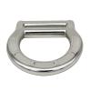 METOOLS D Ring Buckle Hardware for Seat Belt Accessories D Ring 6082 Aluminum Inner 45mm Width 78g Mountain Climbing Safety Belt Hardware Bent D Ring (Silver) view 4