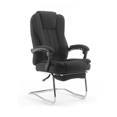 GLigeT Executive Desk Chair Fashionable Computer Chair Home Desk Chair High Back Office Chair Comfortable Sedentary Bow Sofa Chair Office Chair (Color : Black)