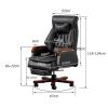 GLigeT Executive Desk Chair Business Office Chair Home Study Chair Comfortable Sedentary Office Chair Can Be Swivel Lift Office Chair (Color : B) view 2