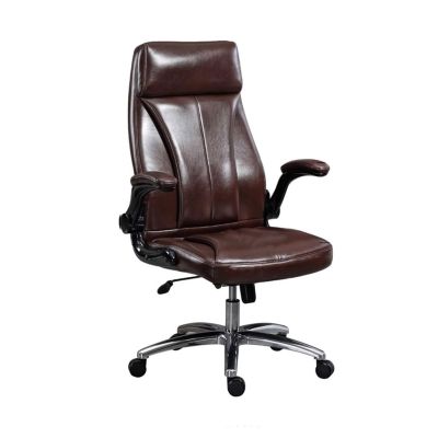 GLigeT Executive Desk Chair Executive Office Chair Reclining Nap Computer Swivel Chair Business Chair High Back Study Chair Office Chair (Color : Brown)
