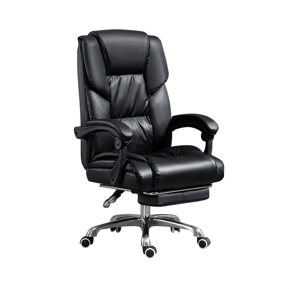 GLigeT Executive Desk Chair Office Chair Comfortable Durable Sitting Chair Reclining Computer Chair Swivel Chair Home Desk Chair Business Chair Office Chair (Color : Black)