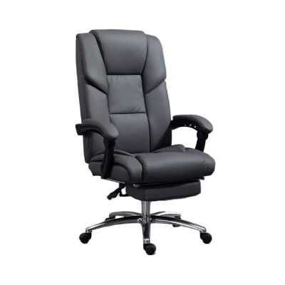 Executive Desk Chair Home High Back Study Chair Modern Luxury Swivel Chair Can Lift Executive Chair Ergonomic Armchair Office Chair (Color : Gris)