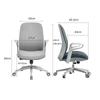 GLigeT Executive Desk Chair Office Furniture Supporting Staff Office Chair Computer Chair Household Swivel Chair Sedentary Not Tired Lumbar Protection Office Chair (Color : Dark Blue) view 2