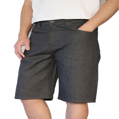 AIRNINE Men's Regular Fit Denim Shorts (30 to 50) (Charcoal_998S, 50)