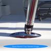 HZSIFU 2PCS Boat Bimini Top Swivel Hinge, 360 Degree Rotation with Screws Marine Accessories, 316 Stainless Steel Quick Release Deck Side Mount Hinge view 2