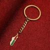 Stainless Steel Madagascar Map Flag Keychain for Women Men Africa Malagasy Jewelry (Gold) view 3