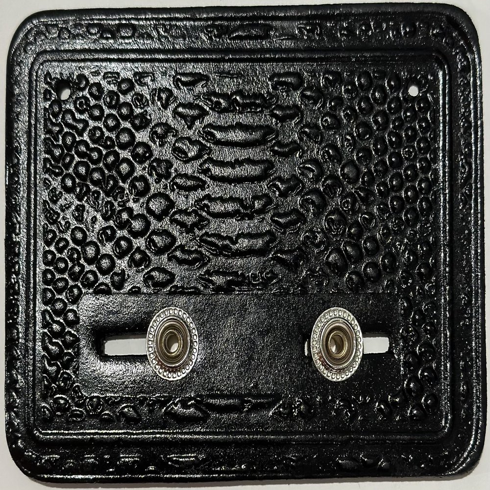 Wrestlers Belt Wall Mount Leather Wall Hanger Black