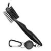 Amosfun 2pcs Club Groove Cleaner Double-Sided Brush Golf Brush for Club and Spike Cleaning Lightweight and Portable Design Essential Golf Accessory for Every Player view 4
