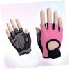 BRIGHTFUFU Half Finger Workout Gloves for Women Exercise Gloves Grip for Women (Size) view 2