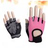 BRIGHTFUFU Half Finger Workout Gloves for Women Exercise Gloves Grip for Women (Size) view 3