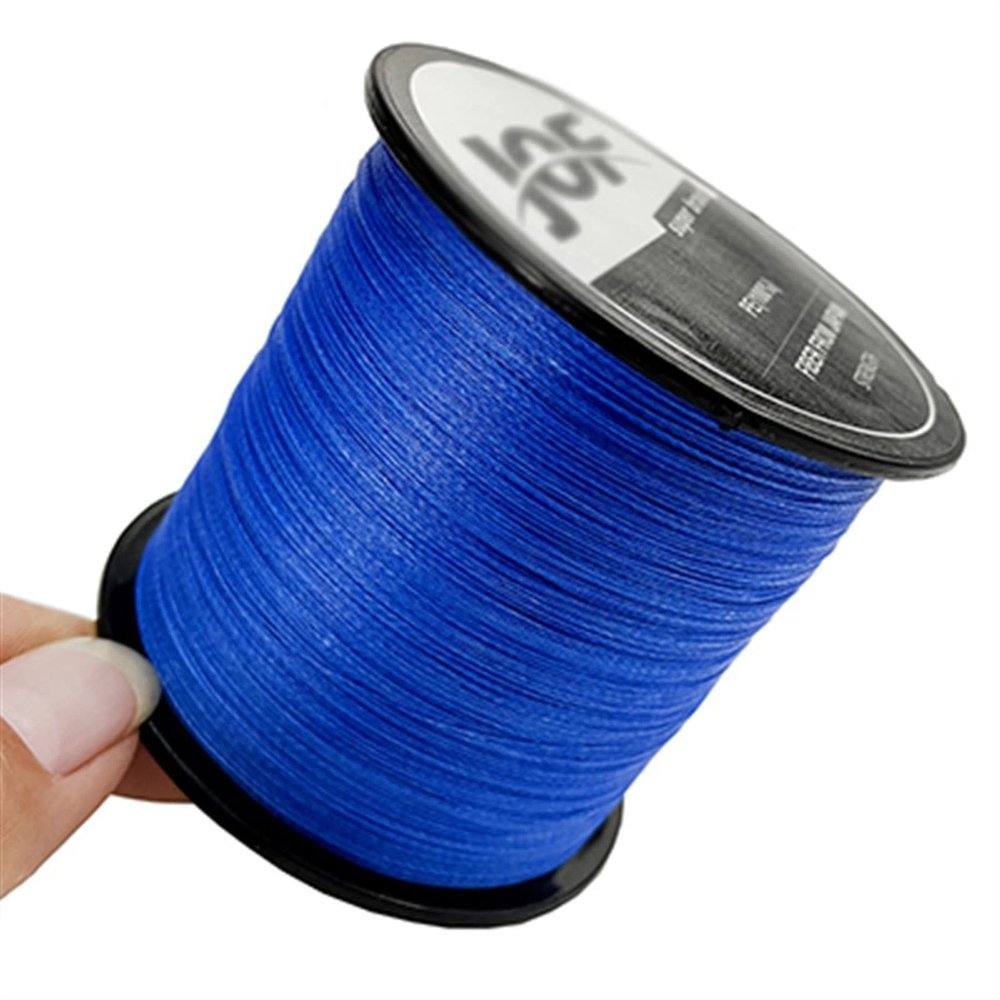 EARSHOT Fishing Line 8 Strands 100M Multicolor Braided Fishing Line Sea Saltwater Carp Fishing Weave Extreme 100% PE Fishing Braided Line (Color : Blue, Size : 100M 0.50MM 78LB)