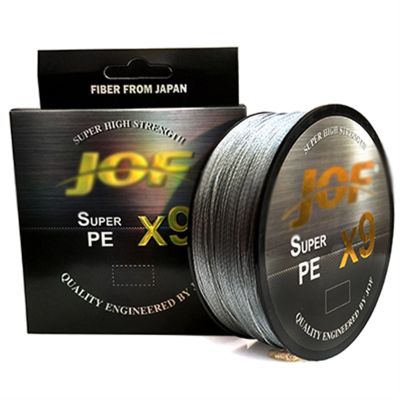 Fishing Line 100M PE Braided Fishing Line 9 Strand Multifilament Fishing Line for Carp Fishing Wire for All Fishing Fishing Braided Line (Color : Gray, Size : 1.0)