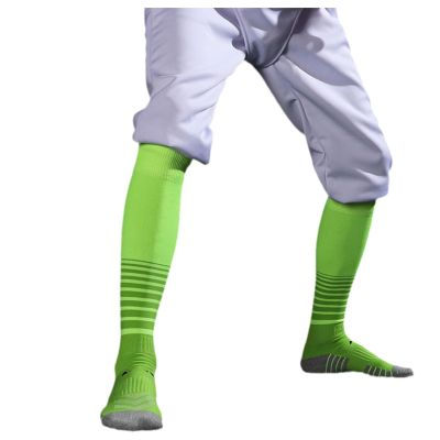Fencing Socks High Long Sports Socks Sweat-Absorbing and Wear-Resistant for Epee Sabre Foil Fencer (Thickness : Green, Size : Medium(EU34-38))