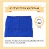 Bamery Winter Baby Boys Scarf Cotton Girls Neck Warmer Autumn Warm Knitted Scarves for Toddler Kids (Royal Blue) view 2