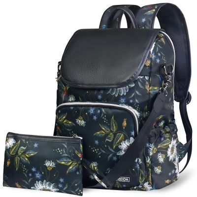 Fmeida Backpack for Women Work Backpack Purse College Bookbag Anti Theft Back Pack Waterproof Nylon Backpack Hummingbird