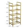 FEITJMMW Heavy Duty Yoga Mat Rack Floor Stand Yoga Mat Foam Roller Holder Home Gym Storage Organizer Shelf for Exercise Mats Pilates Mat view 4