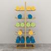 FEITJMMW Yoga Mat Storage Rack 5 Tier Free-Standing Foam Roller Yoga Mat Organizer Shelf for Yoga Mats in The Dance Studio view 2